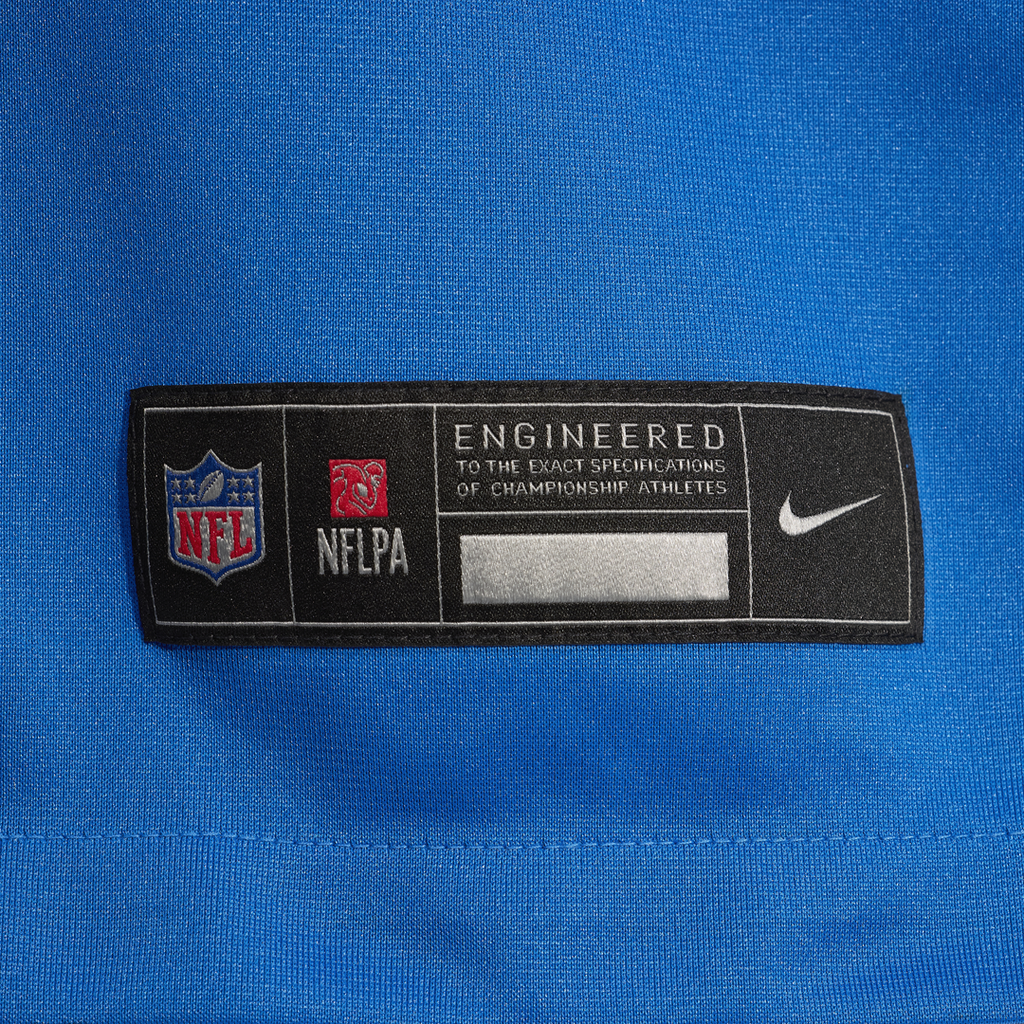 Detroit Lions D.J. Reed Nike Blue Team Game Jersey product image 6, provided for visual reference and product detail review