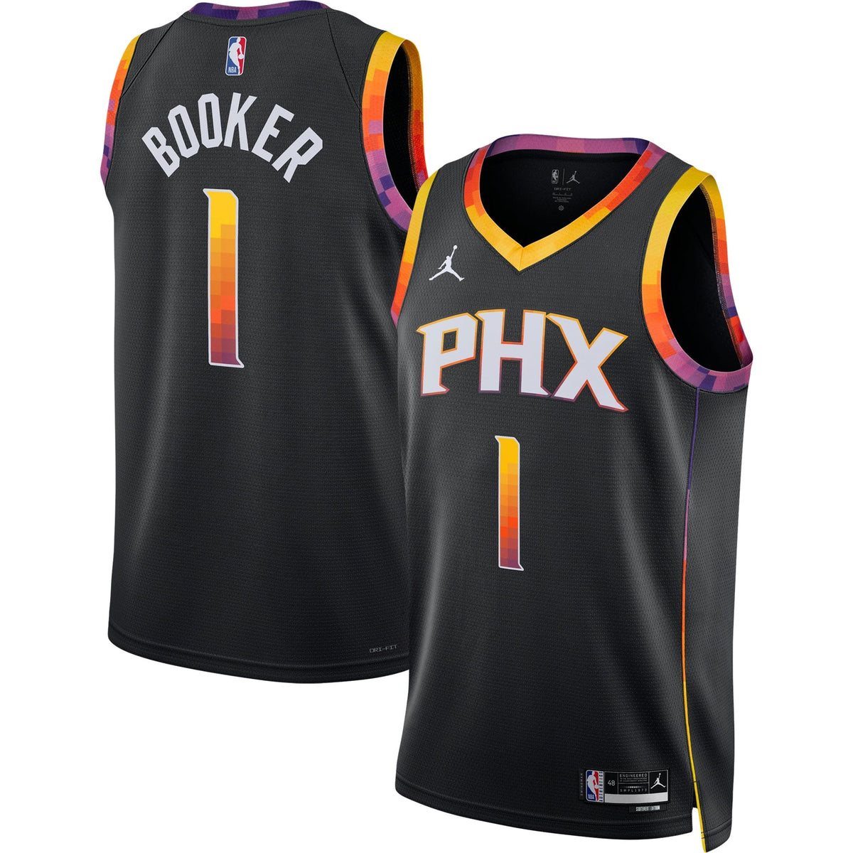 Phoenix Suns Jordan Brand Statement Edition Swingman Jersey - Devin Booker - Unisex product image 2, provided for visual