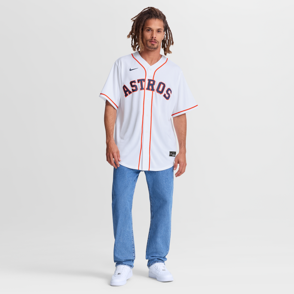 Houston Astros Daulton Varsho Nike White Home Replica Jersey product image 2, provided for visual reference and product