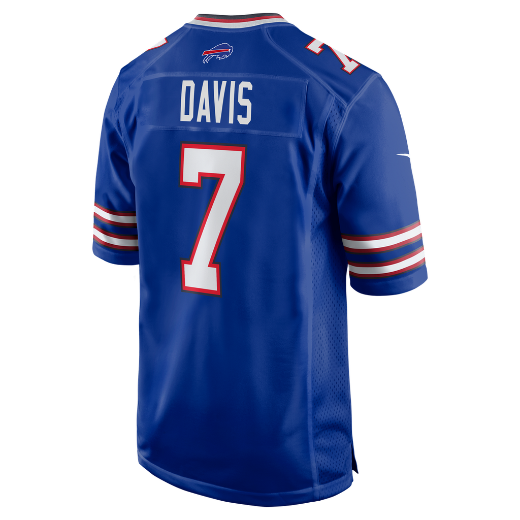 Buffalo Bills Ray Davis Nike Royal Team Game Jersey product image 3, provided for visual reference and product detail review