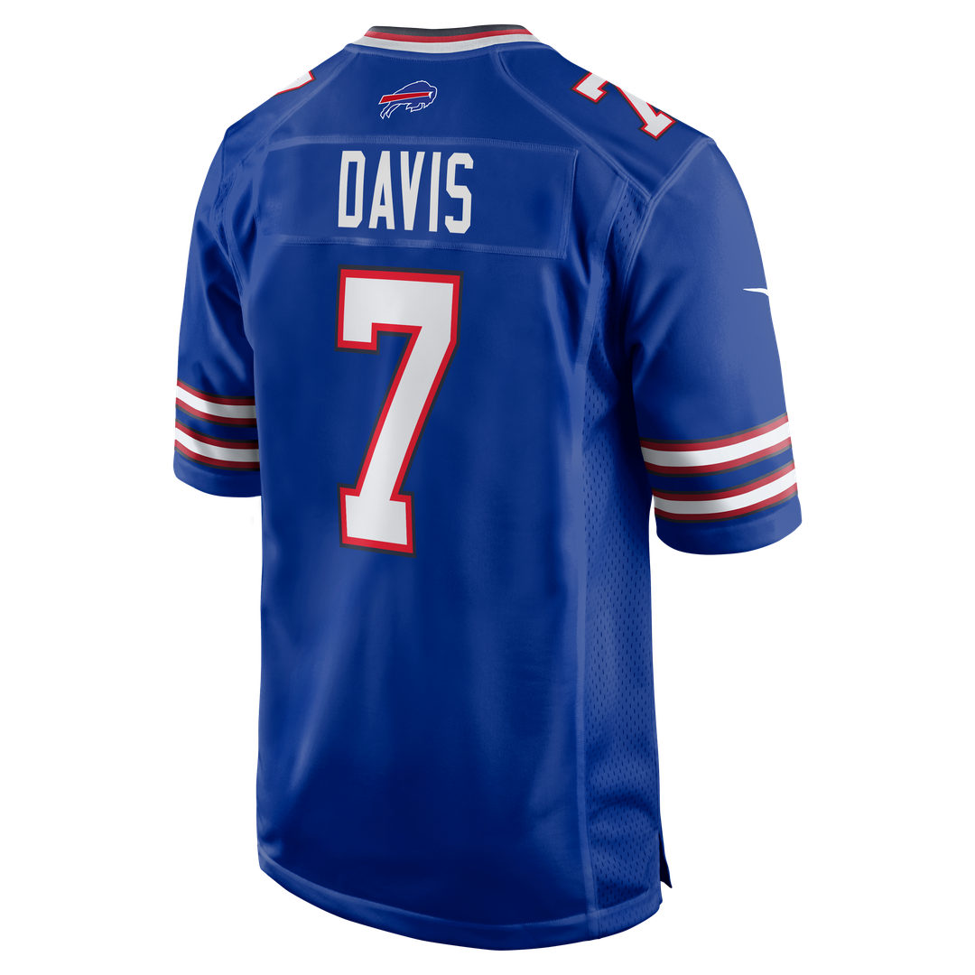 Buffalo Bills Ray Davis Nike Royal Team Game Jersey product image 3, provided for visual reference and product detail review