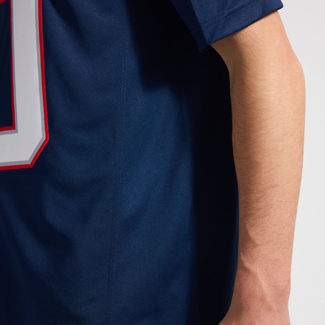 New England Patriots Drake Maye Nike Navy Team Vapor F.U.S.E. Stitched Limited Jersey product image 13, provided for visual