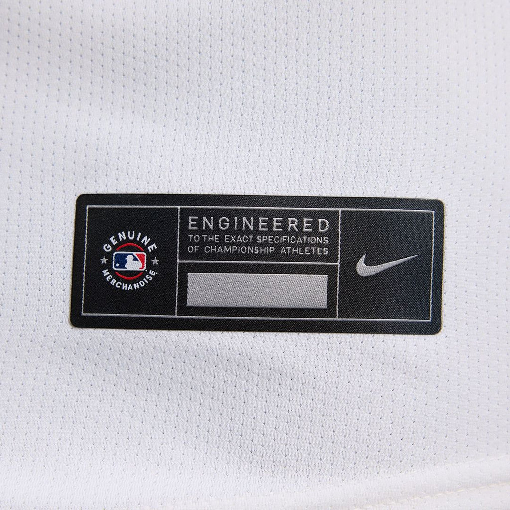 Miami Marlins Nike White Home Limited Jersey product image 12, provided for visual reference and product detail review