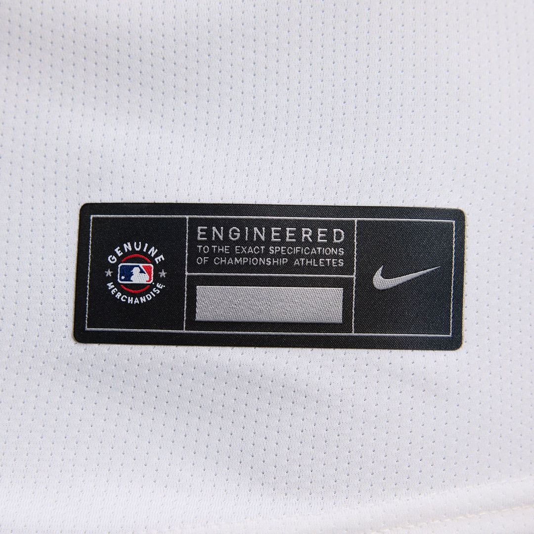 Miami Marlins Nike White Home Limited Jersey product image 12, provided for visual reference and product detail review