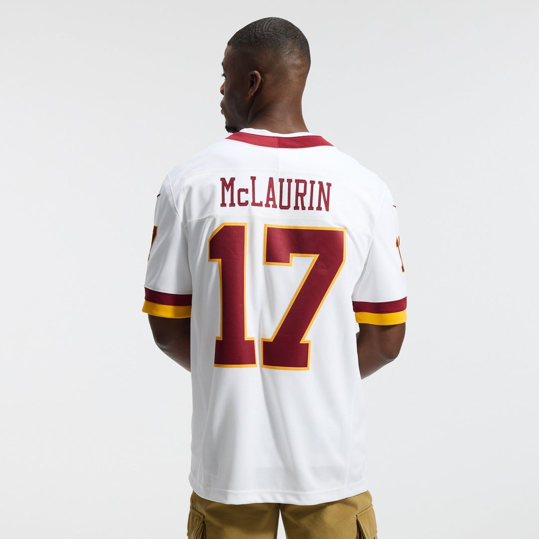 Washington Commanders Terry McLaurin Nike White Vapor F.U.S.E. Stitched Limited Jersey product image 3, provided for visual