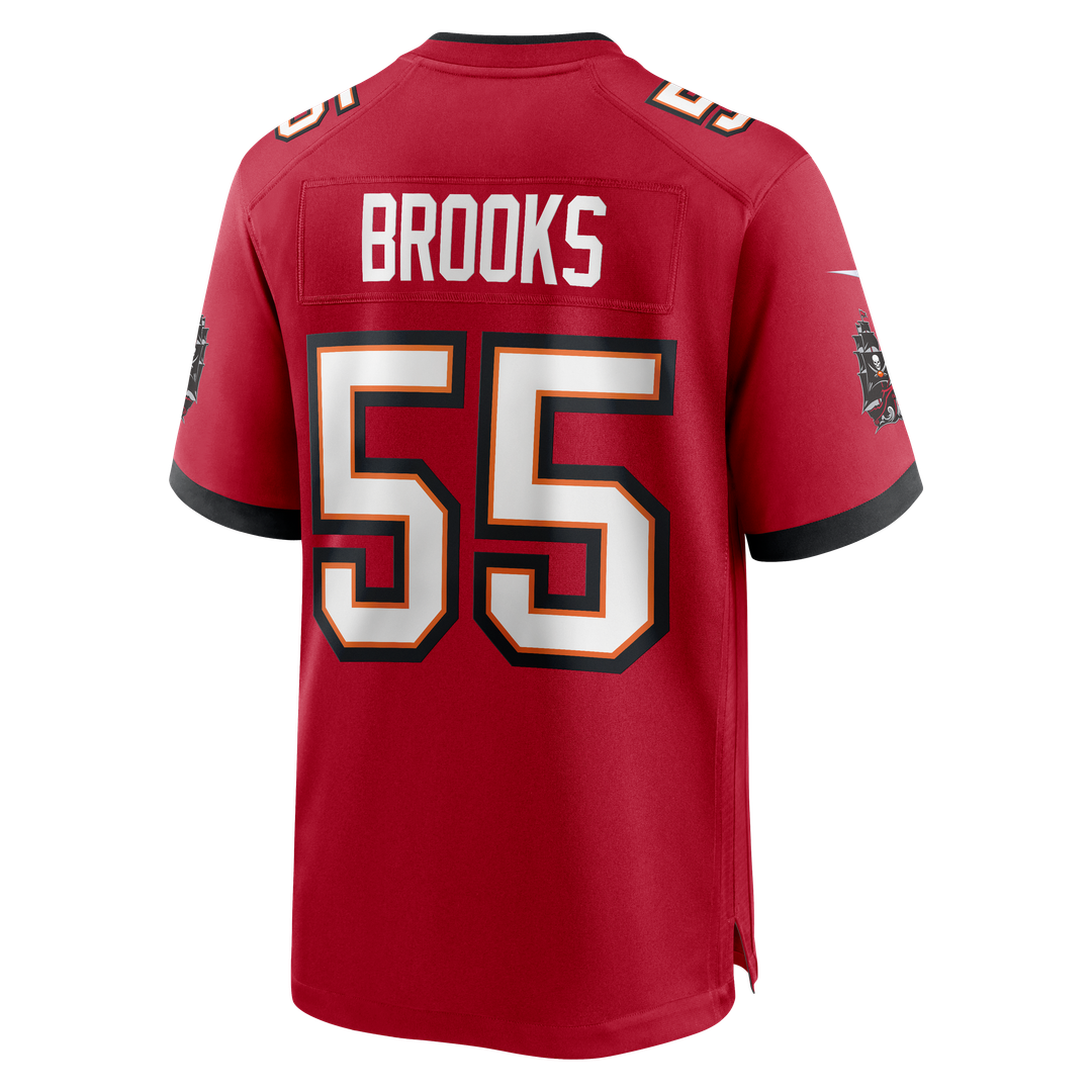 Tampa Bay Buccaneers Derrick Brooks Nike Red Game Retired Player Jersey product image 3, provided for visual reference and