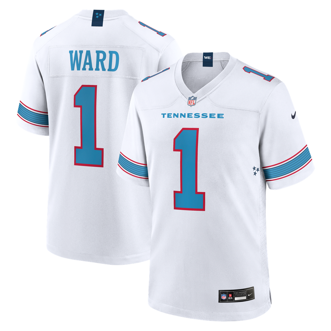 Tennessee Titans Cameron Ward Nike Light Blue Game Jersey product image 27, provided for visual reference and product detail