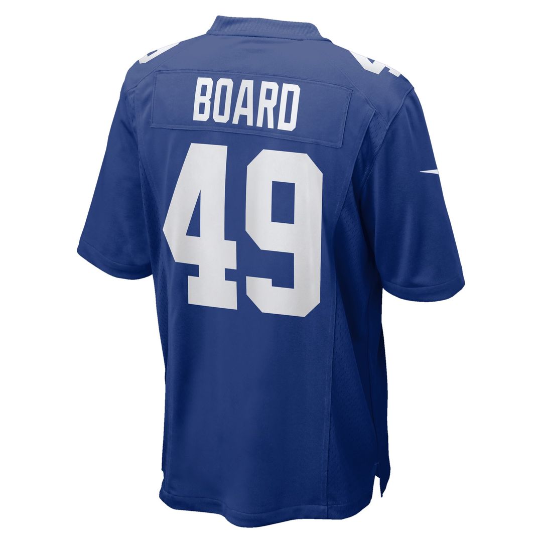 New York Giants Chris Board Nike Royal Team Game Jersey product image 3, provided for visual reference and product detail