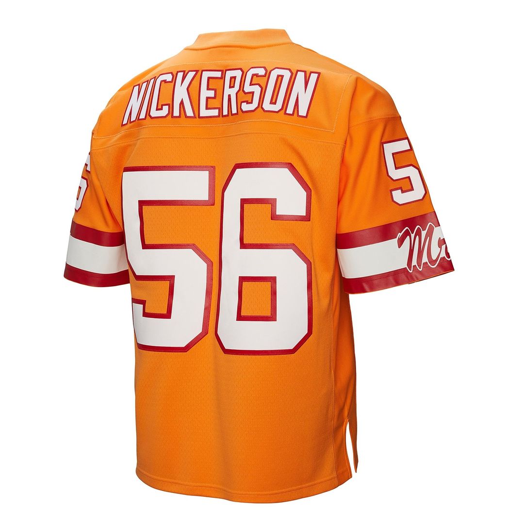 Tampa Bay Buccaneers Hardy Nickerson Mitchell & Ness Orange 1993 Legacy Replica Jersey product image 7, provided for visual