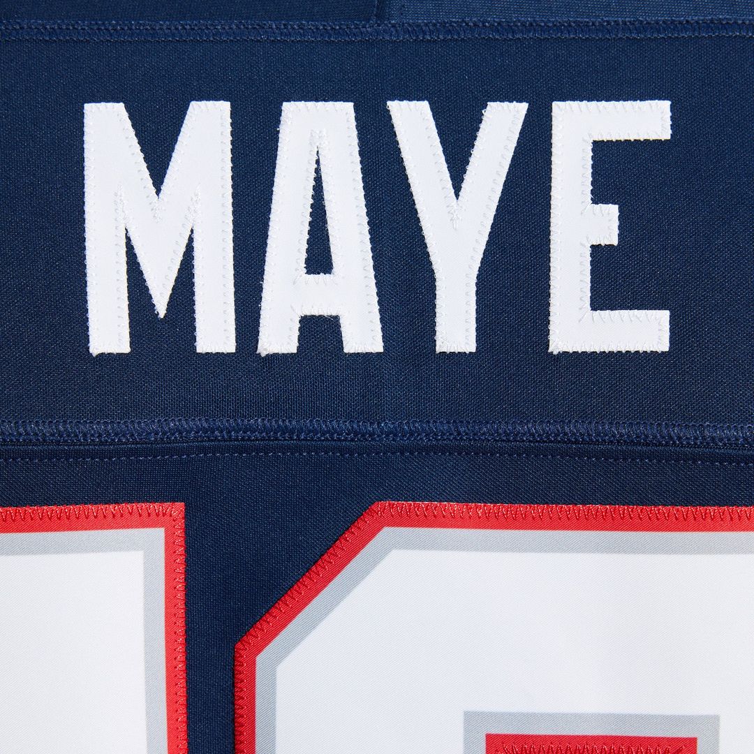 New England Patriots Drake Maye Nike Navy Team Vapor F.U.S.E. Stitched Limited Jersey product image 12, provided for visual