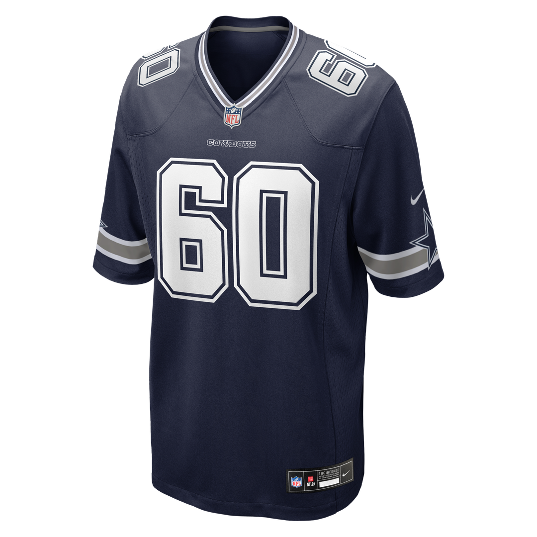 Dallas Cowboys Tyler Guyton Nike Navy Player Game Jersey product image 2, provided for visual reference and product detail