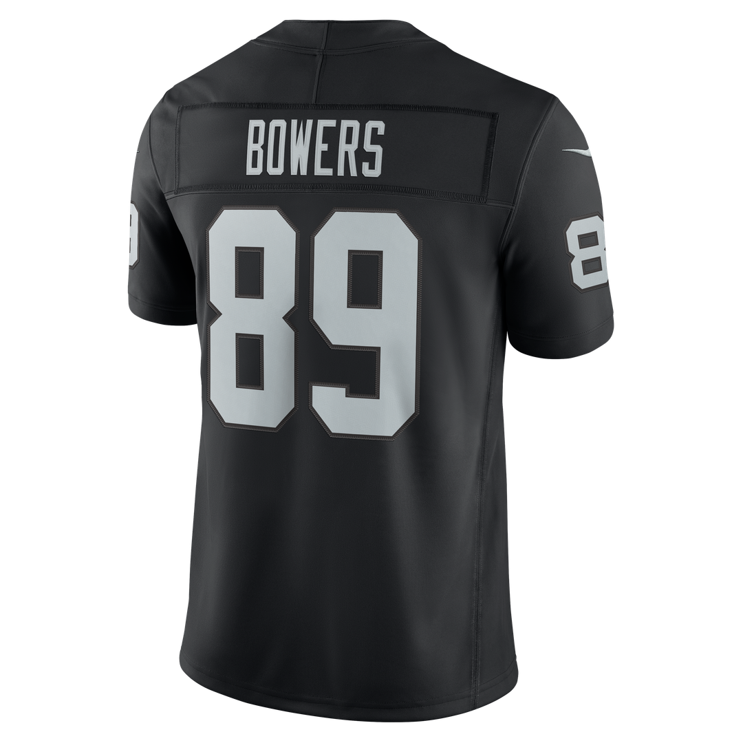 Las Vegas Raiders Brock Bowers Nike White Vapor F.U.S.E. Stitched Limited Jersey product image 13, provided for visual