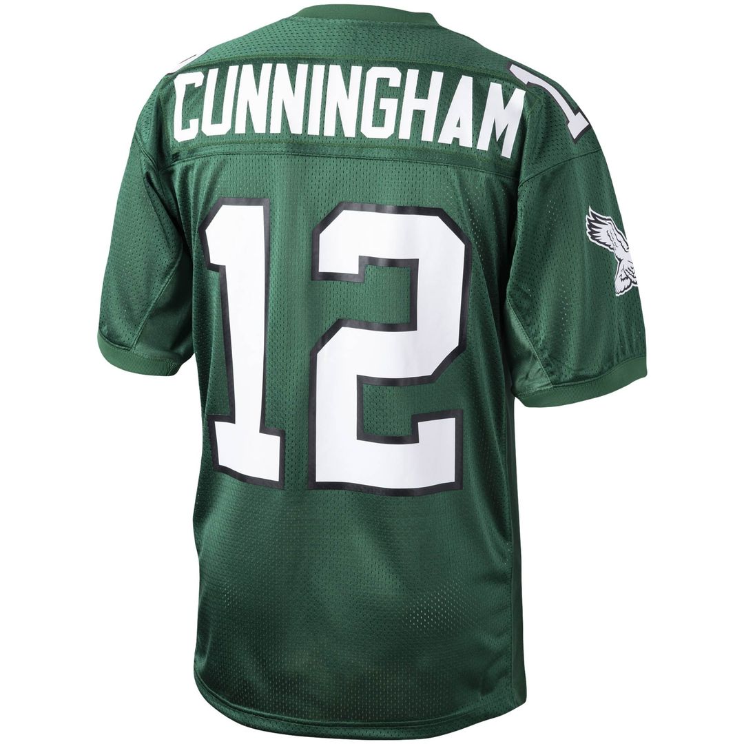 Philadelphia Eagles 1992 Randall Cunningham Mitchell & Ness Green Authentic Throwback Retired Player Jersey product image 6,