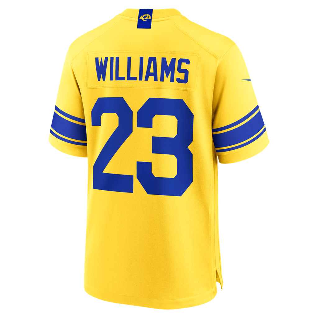 Los Angeles Rams Kyren Williams Nike White White Game Player Jersey product image 16, provided for visual reference and