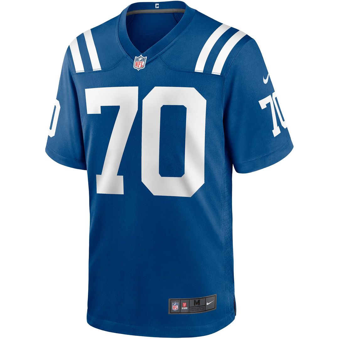 Indianapolis Colts Art Donovan Nike Royal Game Retired Player Jersey product image 2, provided for visual reference and
