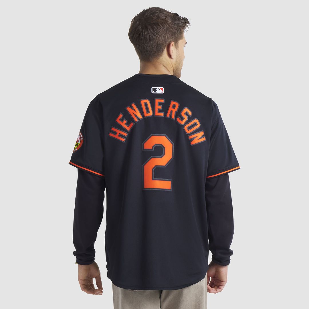 Baltimore Orioles Gunnar Henderson Nike White Home Limited Player Jersey product image 27, provided for visual reference and