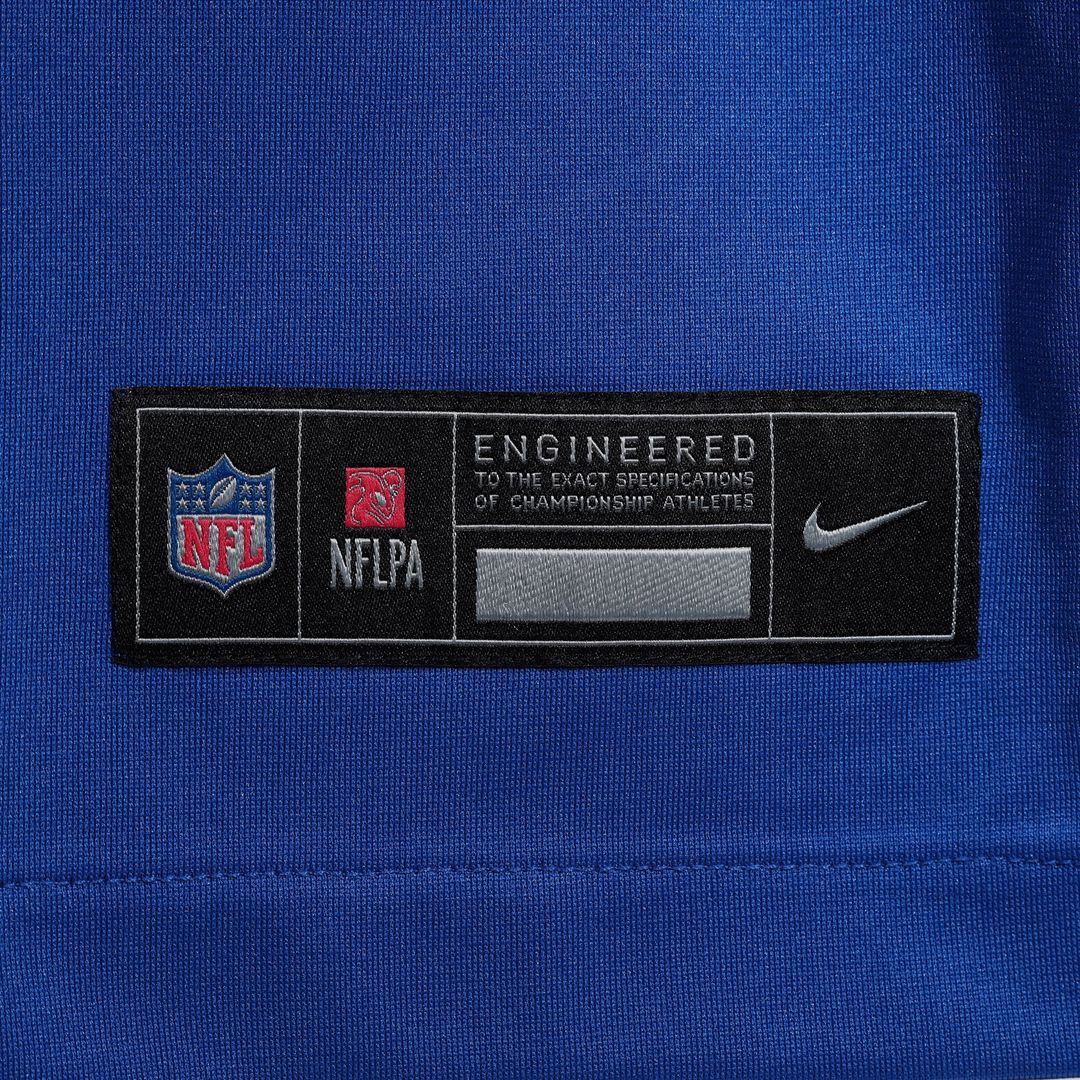 New York Giants Jeremy Shockey Nike Royal Retired Player Alternate Game Jersey product image 6, provided for visual