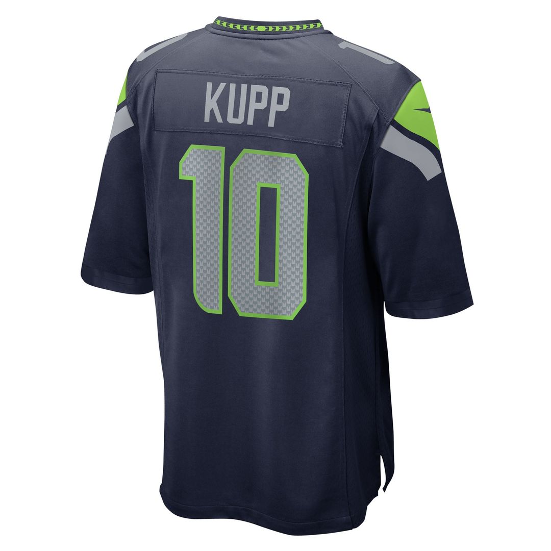 Seattle Seahawks Cooper Kupp Nike College Navy Team Game Jersey product image 13, provided for visual reference and product