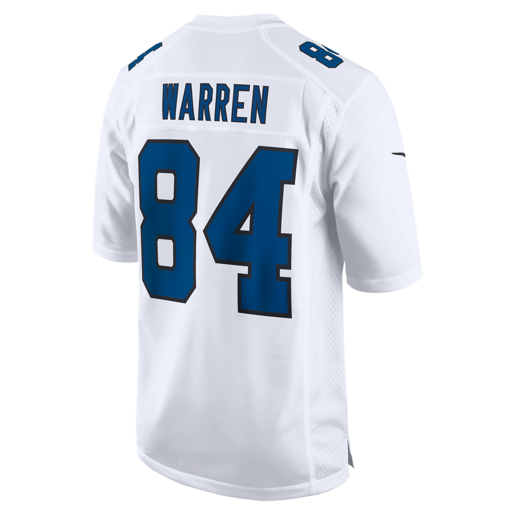 Indianapolis Colts Tyler Warren Nike Tundra White Fashion Game Jersey product image 3, provided for visual reference and