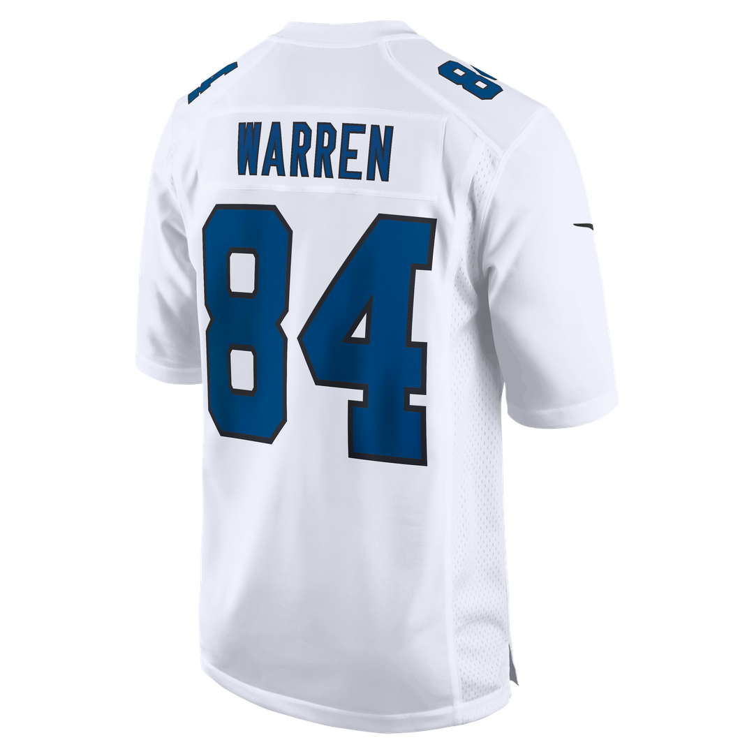 Indianapolis Colts Tyler Warren Nike Tundra White Fashion Game Jersey product image 3, provided for visual reference and