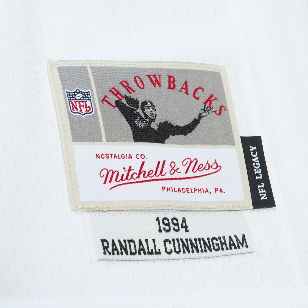 Philadelphia Eagles Randall Cunningham Mitchell & Ness White Legacy Replica Jersey product image 5, provided for visual