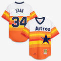 Houston Astros Nolan Ryan Mitchell & Ness White Throwback Authentic Jersey product image 1, provided for visual reference