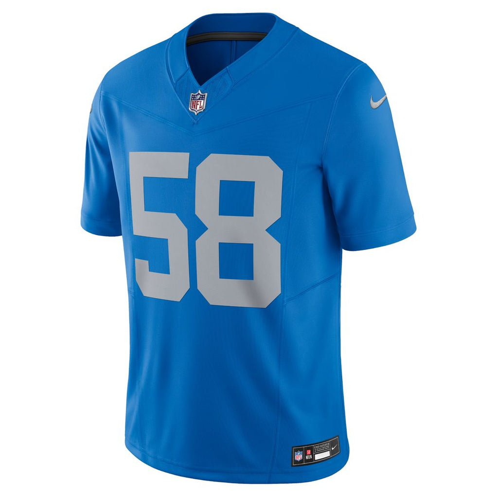 Detroit Lions Penei Sewell Nike Blue Vapor F.U.S.E. Alternate Limited Jersey product image 2, provided for visual reference
