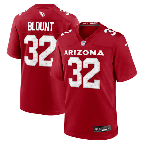 Arizona Cardinals Joey Blount Nike Cardinal Game Jersey product image 1, provided for visual reference and product detail