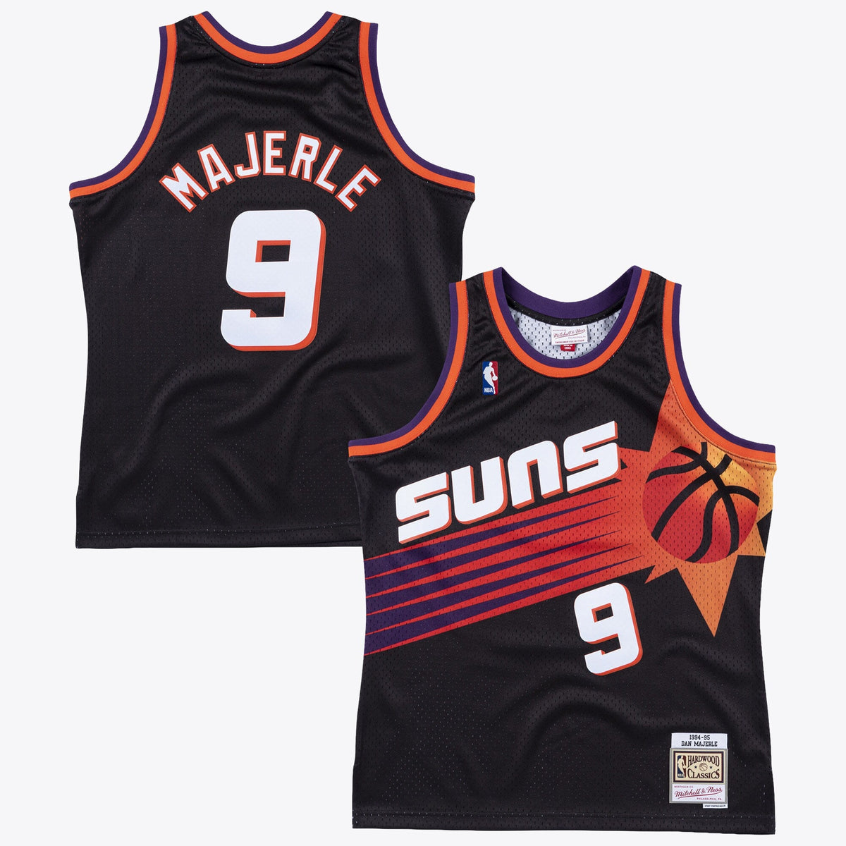 Phoenix Suns Mitchell & Ness Dan Majerle 1994 Swingman Alt Road Authentic Jersey - Black product image 2, provided for