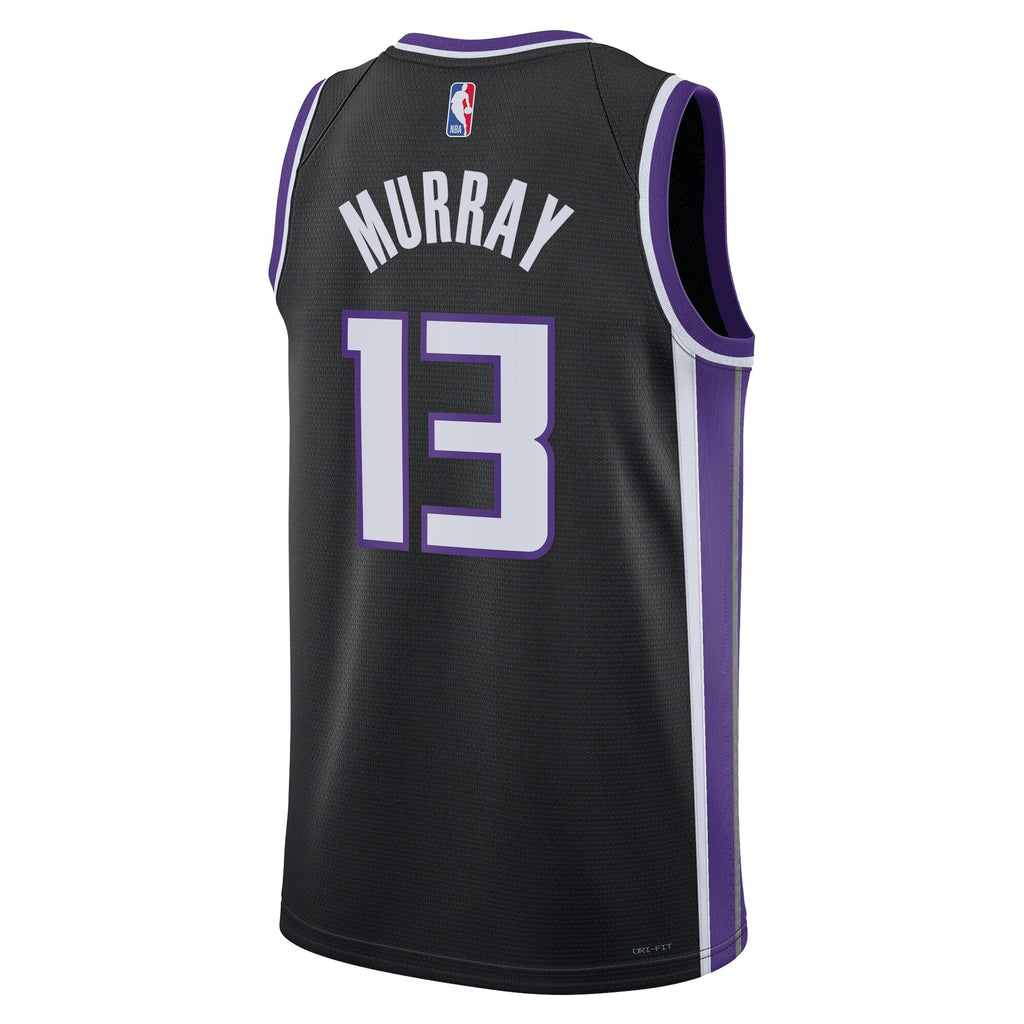 Sacramento Kings Nike Icon Edition Swingman Jersey - Black - Keegan Murray - Unisex product image 4, provided for visual