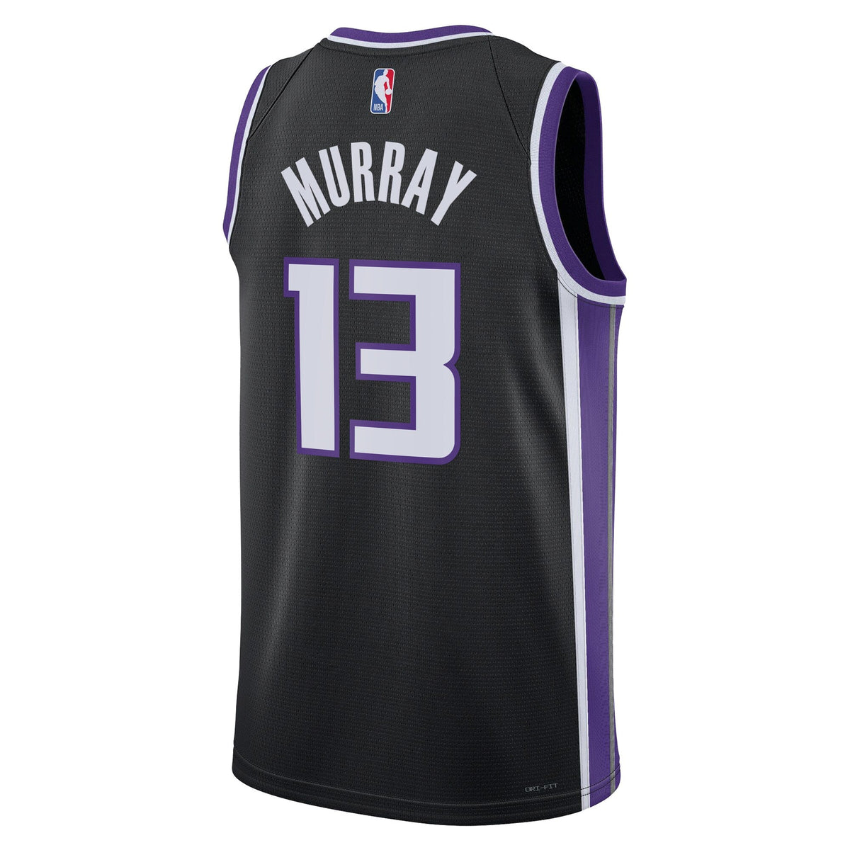 Sacramento Kings Nike Icon Edition Swingman Jersey - Black - Keegan Murray - Unisex product image 4, provided for visual