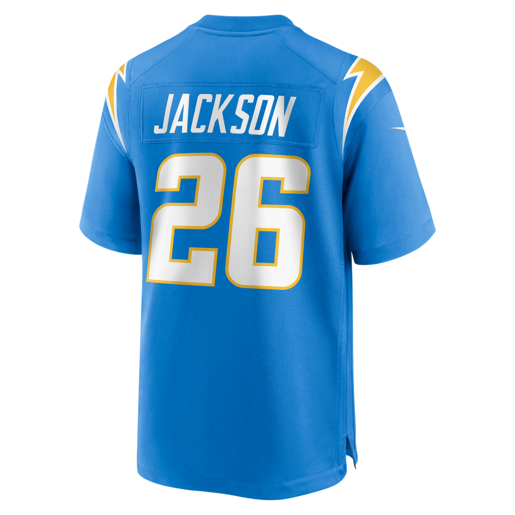 Los Angeles Chargers Donte Jackson Nike Powder Blue Team Game Jersey product image 3, provided for visual reference and
