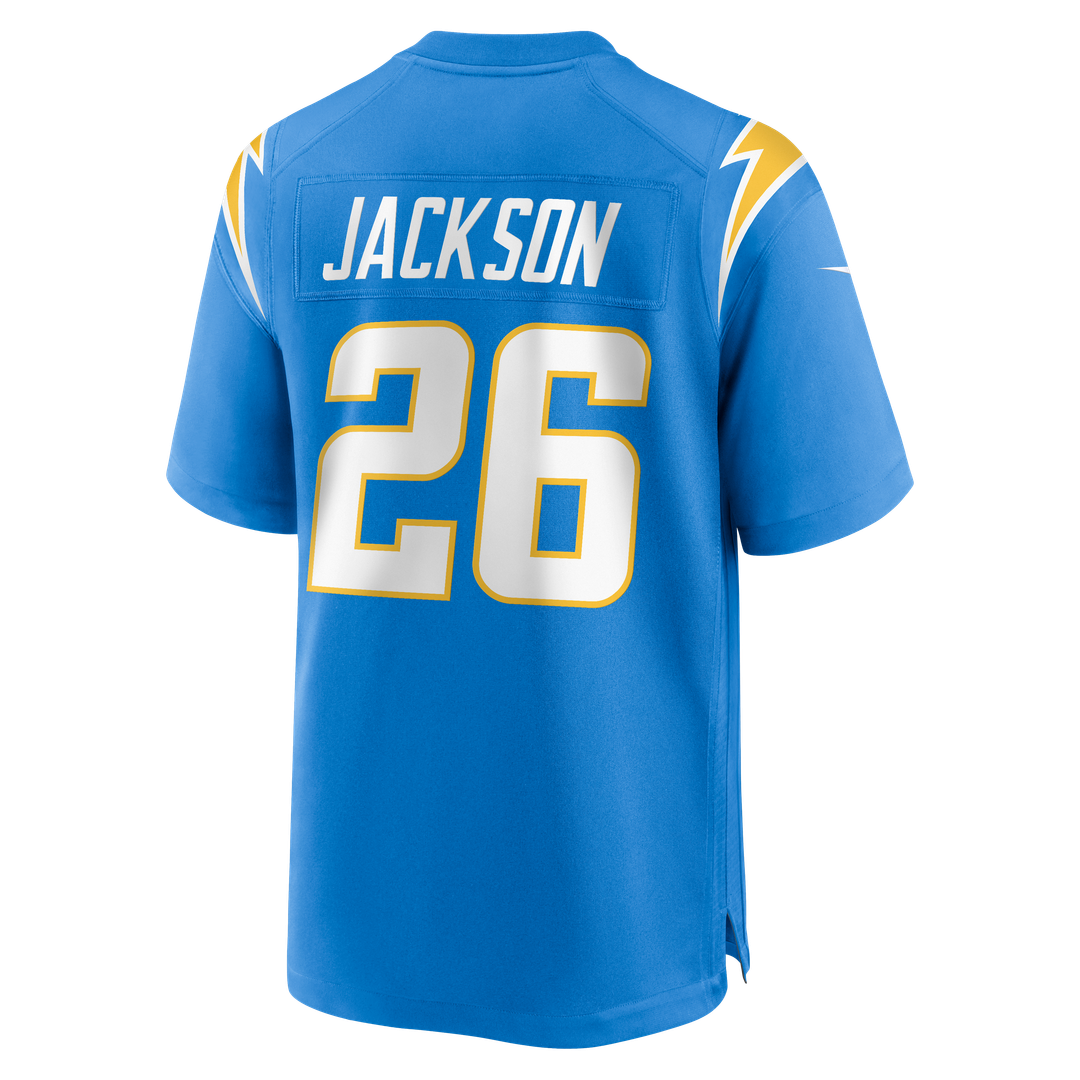 Los Angeles Chargers Donte Jackson Nike Powder Blue Team Game Jersey product image 3, provided for visual reference and