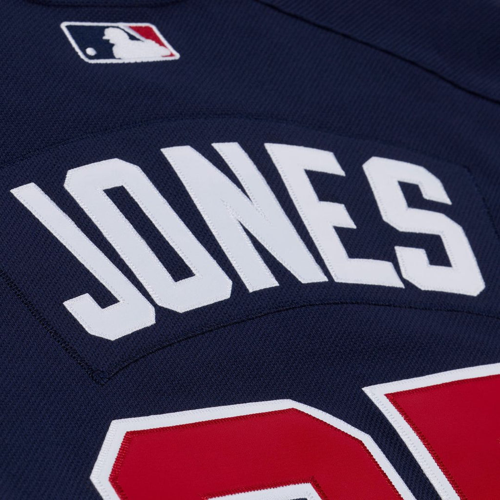 Atlanta Braves Andruw Jones Mitchell & Ness Navy Authentic Batting Practice Jersey product image 9, provided for visual