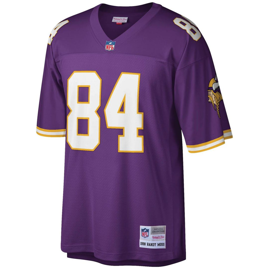 Minnesota Vikings Randy Moss Mitchell & Ness White Legacy Replica Jersey product image 8, provided for visual reference and