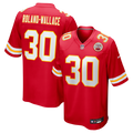 Kansas City Chiefs Chris Roland-Wallace Nike Red Game Jersey product image 1, provided for visual reference and product