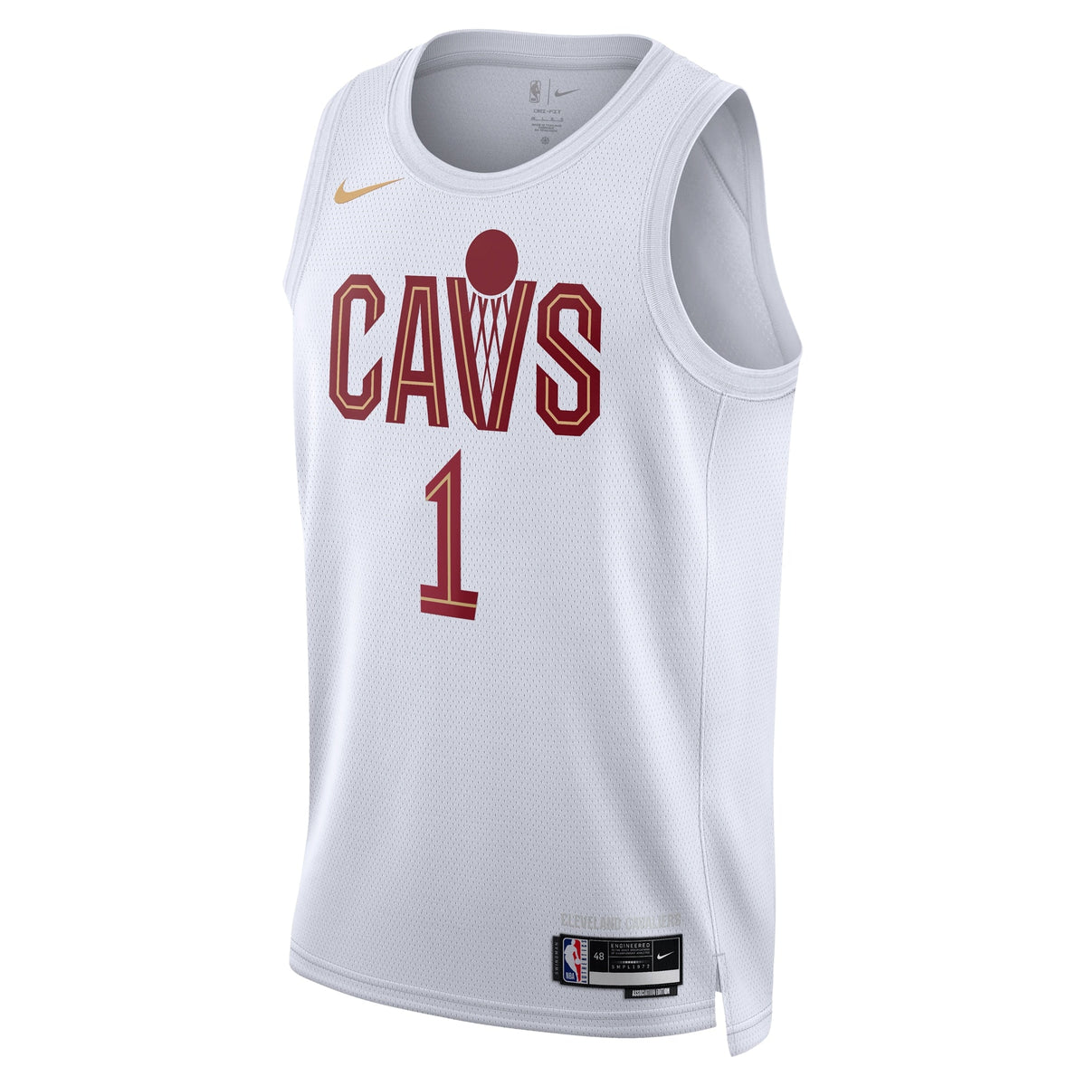 Cleveland Cavaliers Nike Association Edition Swingman Jersey - White - Max Strus - Unisex product image 3, provided for