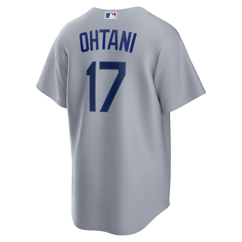 Los Angeles Dodgers Shohei Ohtani Nike Gray Road Replica Jersey product image 6, provided for visual reference and product