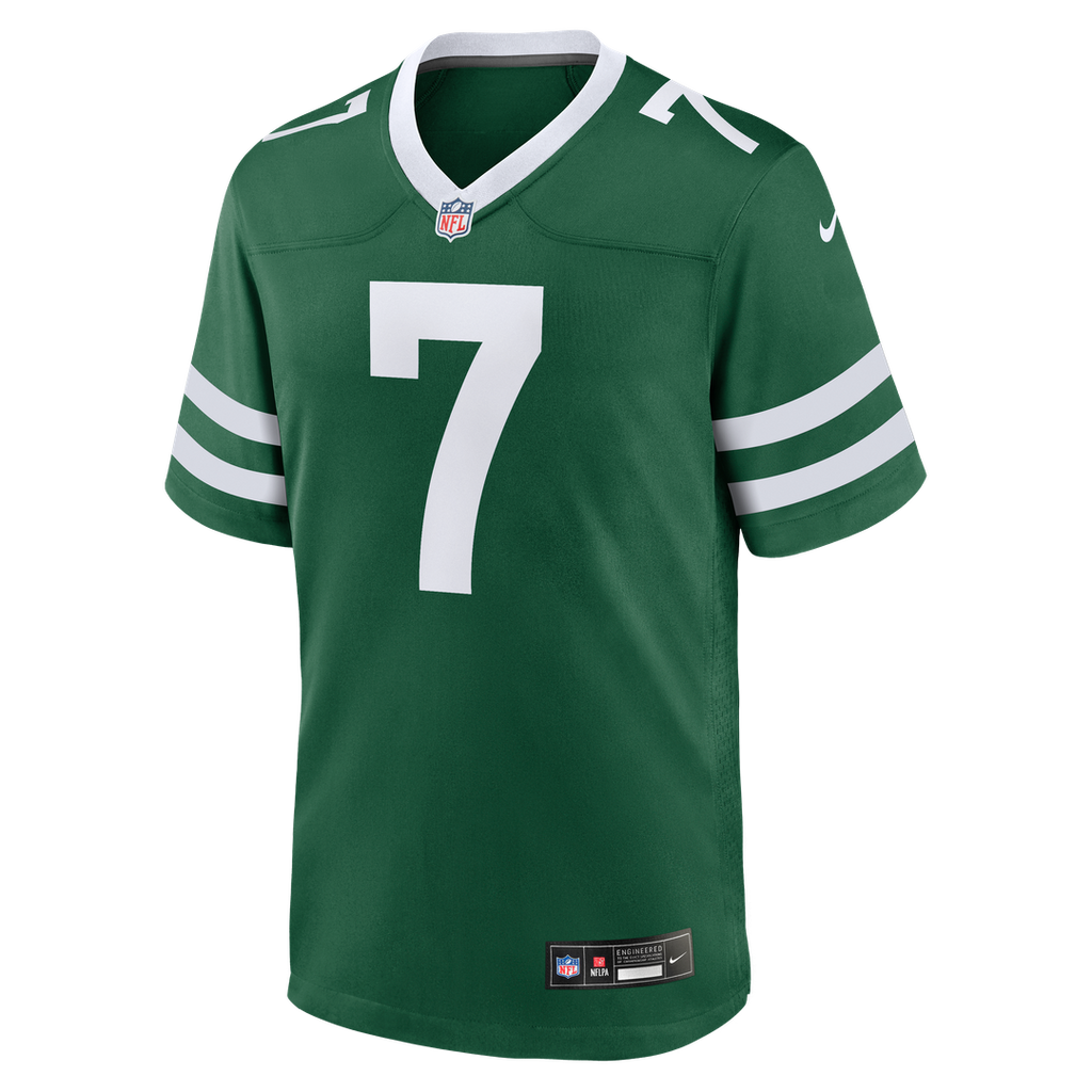 New York Jets Geno Smith Nike Legacy Green Game Jersey product image 2, provided for visual reference and product detail