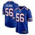 Buffalo Bills Javon Solomon Nike Royal Game Jersey product image 1, provided for visual reference and product detail review
