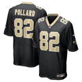 New Orleans Saints Bob Pollard Nike Black Game Retired Player Jersey product image 1, provided for visual reference and