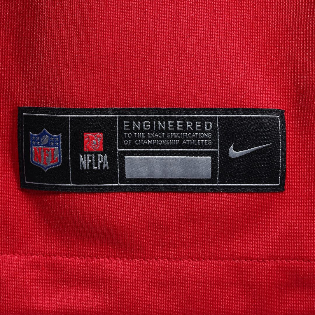 Tampa Bay Buccaneers Payne Durham Nike Red Game Jersey product image 6, provided for visual reference and product detail