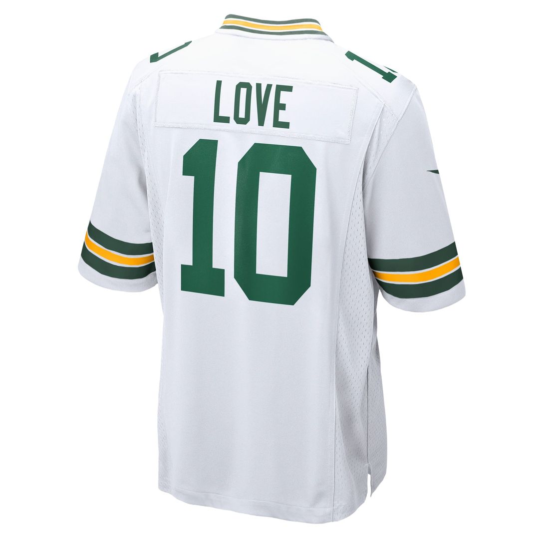 Green Bay Packers Jordan Love Nike White Game Jersey product image 6, provided for visual reference and product detail review