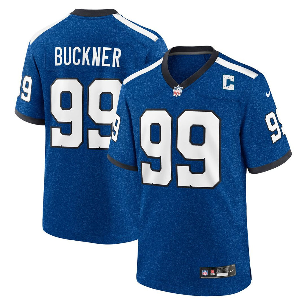 Indianapolis Colts DeForest Buckner Nike Royal Game Jersey product image 13, provided for visual reference and product