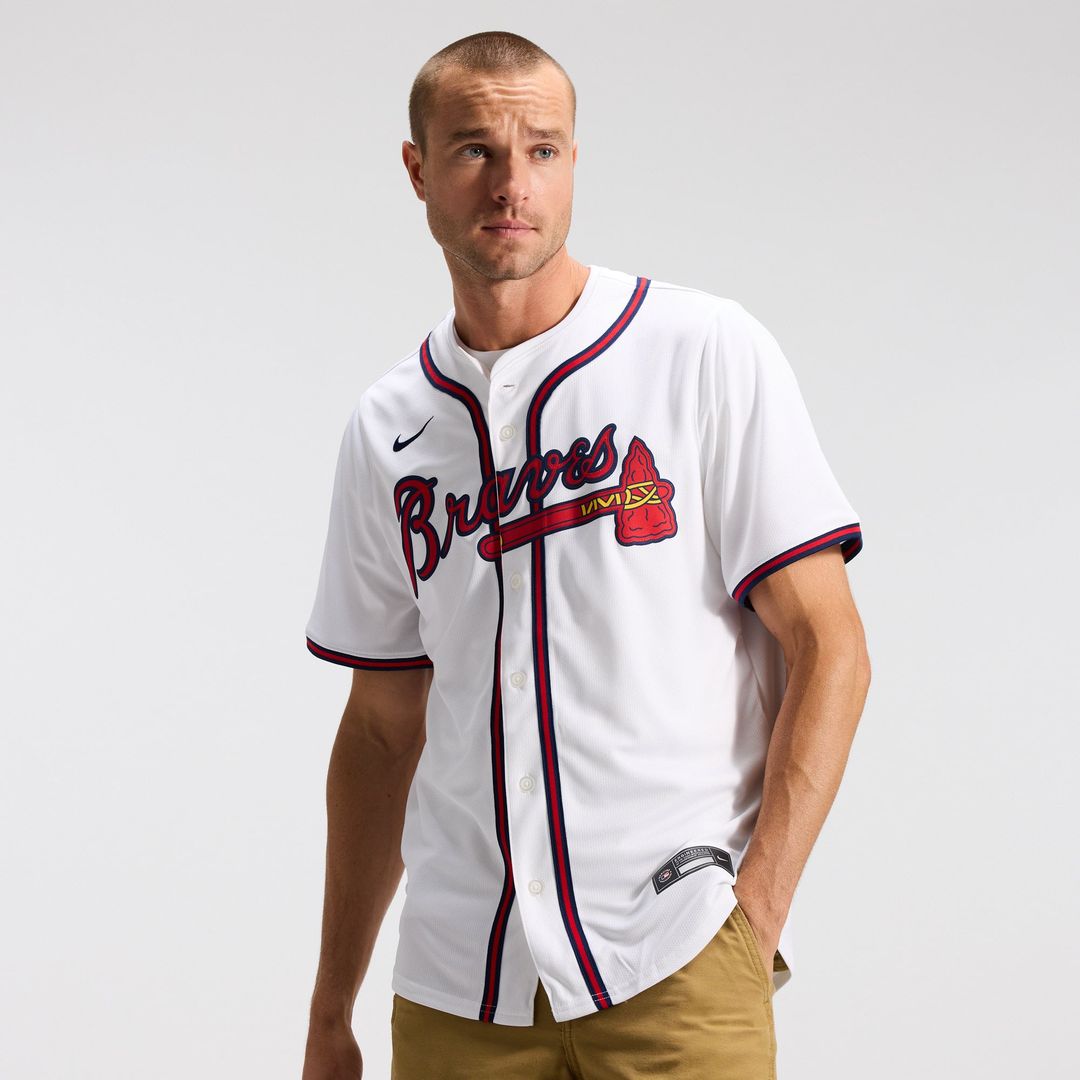 Atlanta Braves Nike White Home Limited Jersey product image 13, provided for visual reference and product detail review