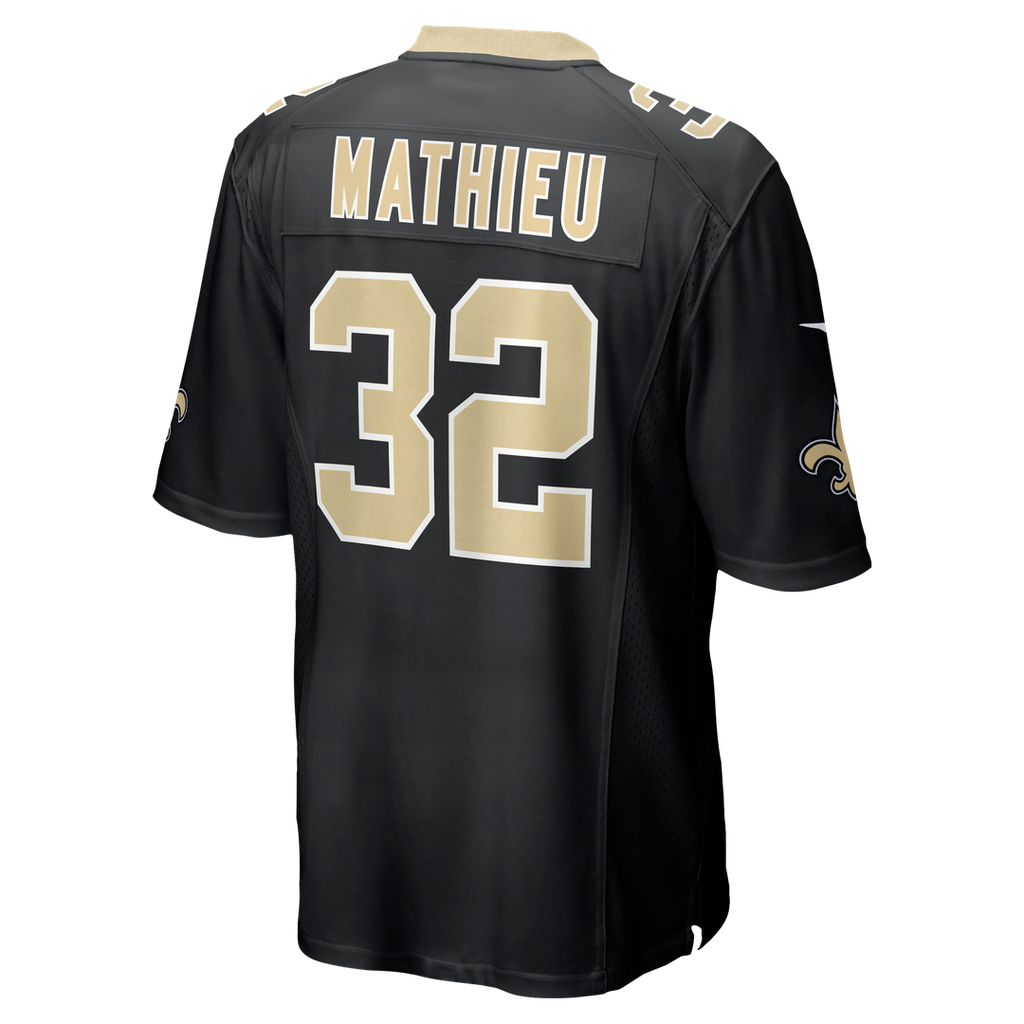 New Orleans Saints Tyrann Mathieu Nike White Game Jersey product image 9, provided for visual reference and product detail