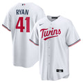 Minnesota Twins Joe Ryan Nike White Home Replica Player Jersey product image 1, provided for visual reference and product