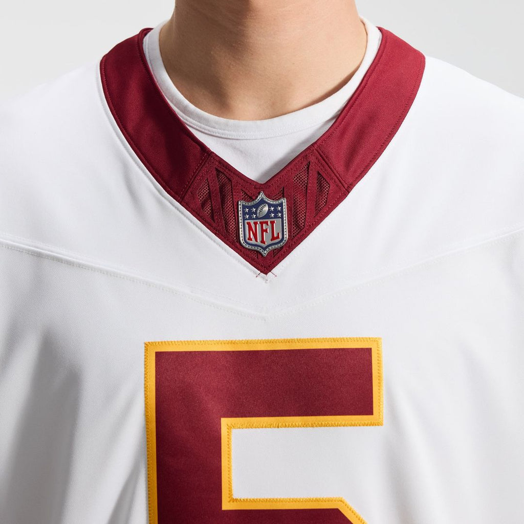 Washington Commanders Jayden Daniels Nike White Vapor F.U.S.E. Stitched Limited Jersey product image 22, provided for visual