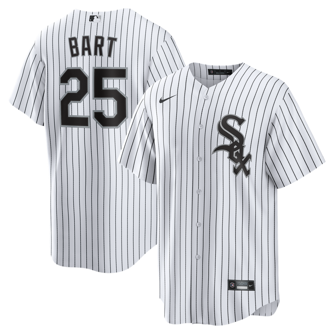 Chicago White Sox Joey Bart Nike White Home Replica Jersey product image 1, provided for visual reference and product detail