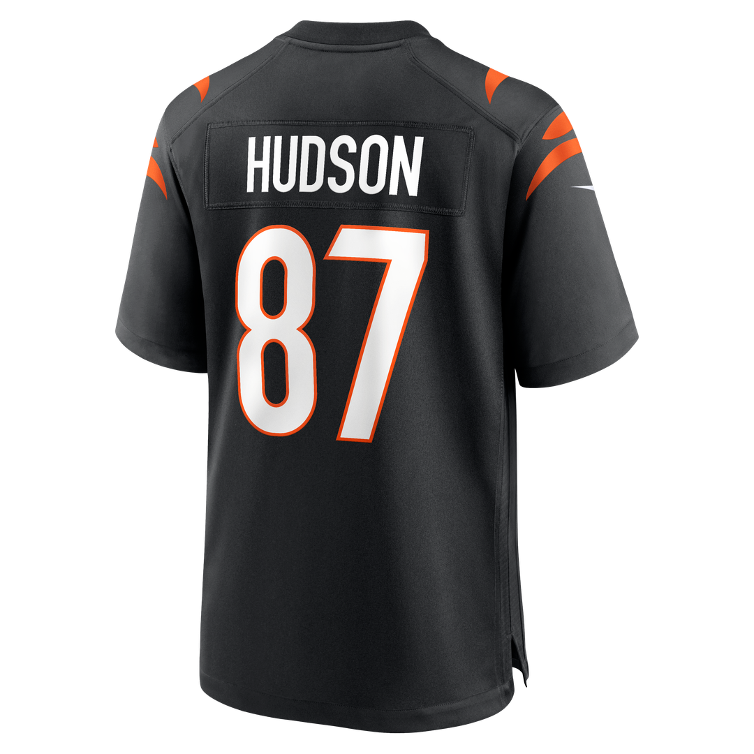 Cincinnati Bengals Tanner Hudson Nike Black Home Game Player Jersey product image 3, provided for visual reference and